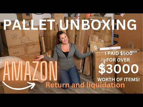 Over $3000 worth of items for just $500! What I found unboxing Amazon return items pallet #unboxing