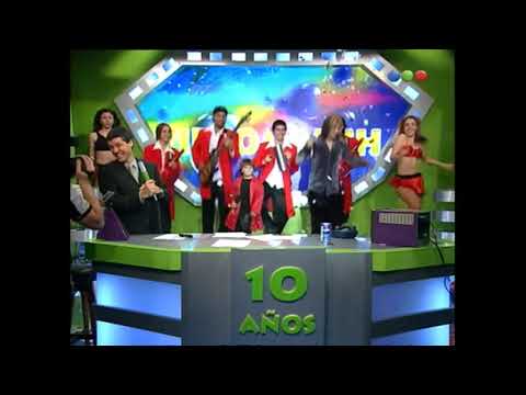 Nico Nievas en Videomatch junto a Grupo Red 1999