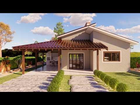 SMALL MODERN HOUSE || 2 BEDROOMS || FLOOR PLAN !!