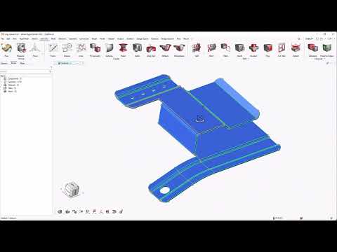 Geometry Cleanup using HyperMesh 2022