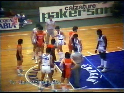 A1 Play off 1981/'82 Acqua Fabia Rieti - Honky Fabriano Basket 80-82