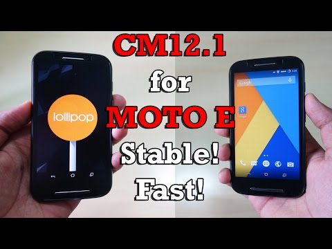 CM 12.1 for Moto E ! [5.1.1]- Official 2015 !