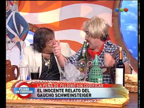 Gaucho Schweinsteiger, Anécdota  Lamas     Peligro Sin Codificar   1º Programa
