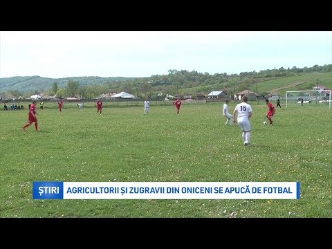 Agricultorii și zugravii din Oniceni se apucă de fotbal