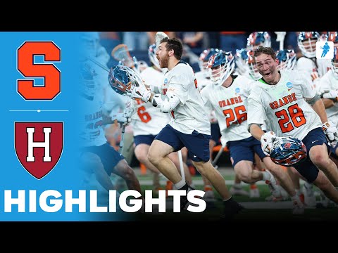 Syracuse vs Harvard | What a Comeback | NCAA College Lacrosse | Highlights - May 11, 2025