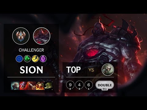 Sion Top vs Camille - EUNE Challenger Patch 10.12