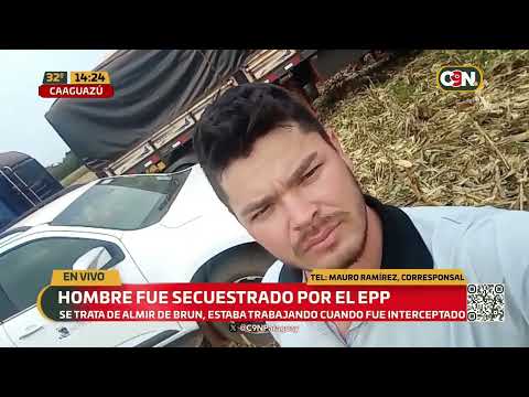 Hombre fue secuestrado en Caaguazú