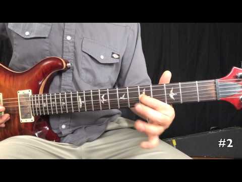 Country 12 bar blues practice solo - major to minor