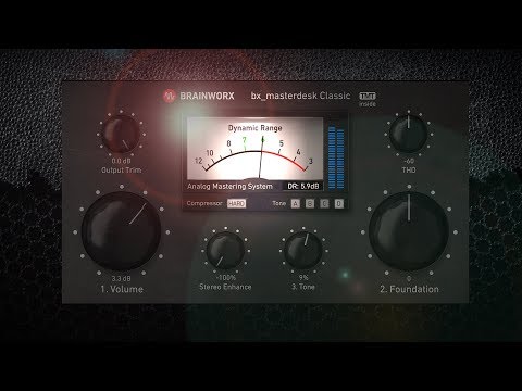 Mastering Made Easy. Brainworx bx_masterdesk Classic for UAD