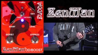 Video thumbnail for Budda's ZENMAN Overdrive Boost guitar pedal by Peavey Hollywood