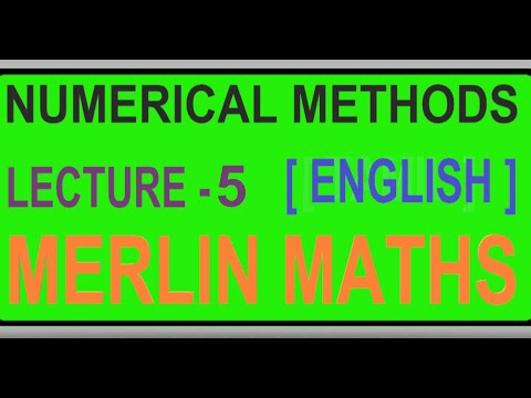 Numerical Methods - Unit 5 - Boundary value problems - One dimensional Wave equation - English