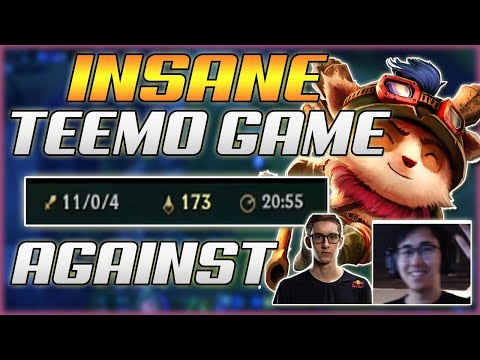 INSANE TEEMO CARRY VS TSM BJERGSEN AND JOHNSUN1! PERFECT GAME!? TEEMO BROKEN?XD - League Of Legends