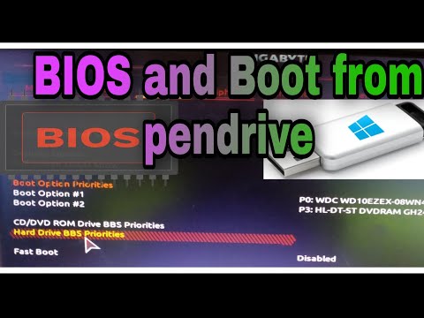 How to enter into BIOS and Boot from pendrive|For Gigabyte Motherboard #bios #windows