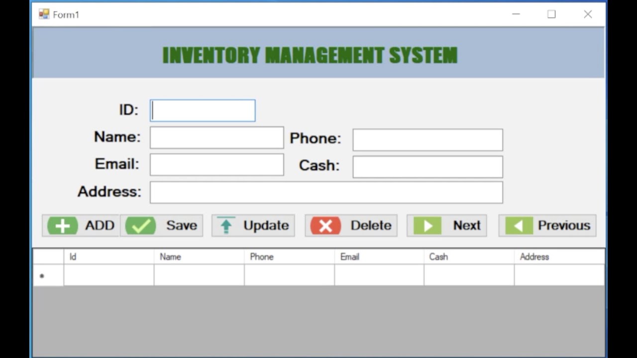 VB.Net Inventory Management System Source Code ( visual basic .net project with mysql database)part4