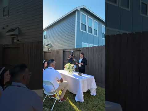 Ceremonia de Edison y Maricarmen