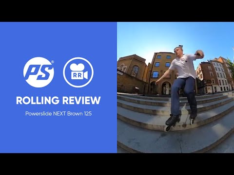 Powerslide Next Brown 125 skates Rolling Review