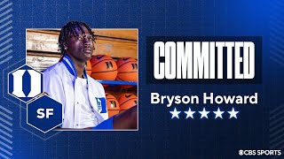 WATCH: 5-star SF Bryson Howard Commits to Duke | No. 12 Overall Player