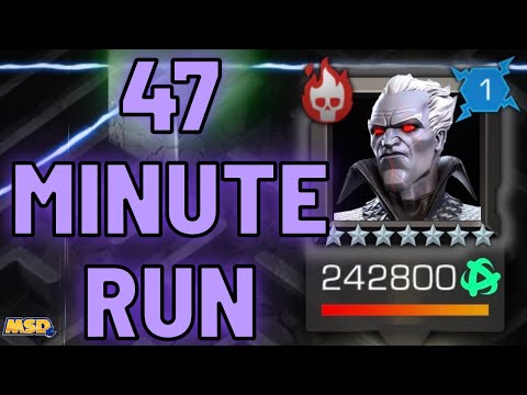 47 MINUTE NECROPOLIS SPEEDRUN | MARVEL CONTEST OF CHAMPIONS