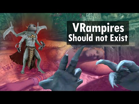 What it's like to be a Vampire in Skyrim VR (It's Weird)