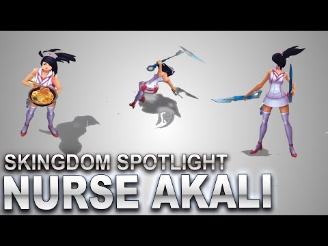 Nurse Akali Skin Spotlight | SKingdom - League of Legends