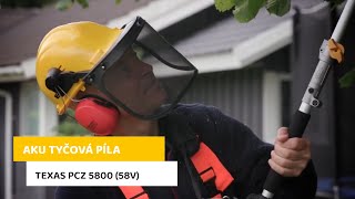 Akumulátorová tyčová řetězová pila TEXAS PCZ 5800 (58V)