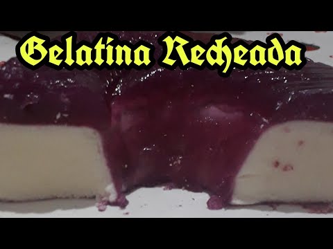 GELATINA RECHEADA SUPER FÁCIL E RÁPIDA DE FAZER. #GLÁUCIA #CUNHA.