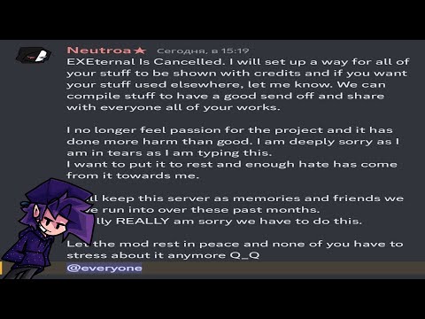 So EXEternal Got Cancelled...