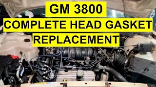 Complete Head Gasket Replacement on Popular GM 3800 Series 3.8L V6 Engine - 1995 and Up