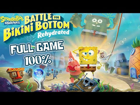 SpongeBob SquarePants: Battle for Bikini Bottom – Rehydrated - 100% Full Game - Longplay - PS5 Pro