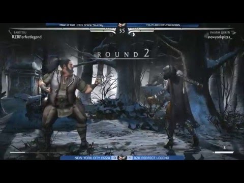 MKX @ Pillar of Salt - RZR Perfect Legend (Bo Rai Cho/Raiden) vs NYC Pizza (Dvorah) [720p/60fps]