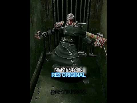 NEMESIS IN RE3 REMAKE VS RE3 ORIGINAL 😡 (1080) EDIT/RESIDENT EVIL #shorts