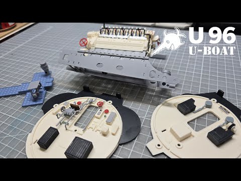 Build the 1:48 Scale U96 U-Boat - Pack 18 - Stages 69-72