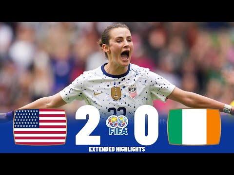USA vs Ireland | Highlights | Women's International Friendly 08-04-2023