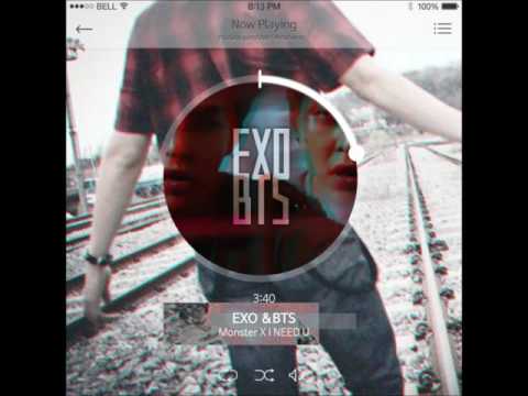 [MASHUP] EXO & 방탄소년단 (BTS) - Monster X I NEED U