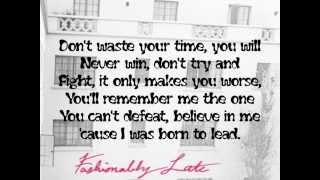 Born To Lead by Falling In Reverse Lyrics