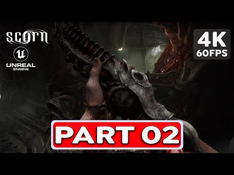 SCORN Gameplay Walkthrough Part 2 FULL GAME [4K60FPS ULTRAHD PC]