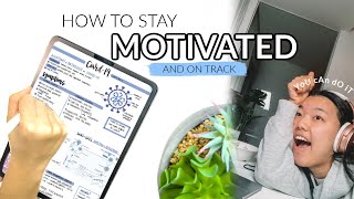 How to stay MOTIVATED + on track whilst at home! | studycollab: alicia