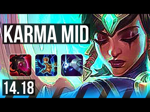 KARMA vs SYNDRA (MID) | 13/3/15, Dominating | EUW Master | 14.18