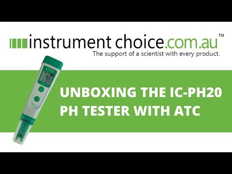 Unboxing the IC-pH20 pH Tester with ATC