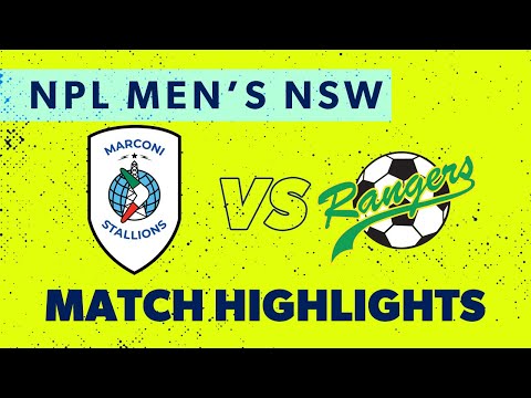 NPL Men's NSW Round 17 Highlights – Marconi v Mt Druitt Town Rangers