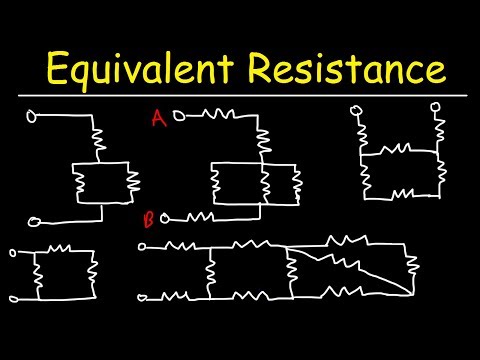 Equivalent Resistance of Complex Circuits - Resistors In Series and Parallel Combinations