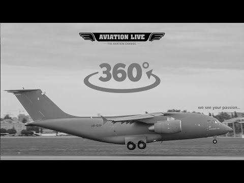 Антонов АН-178 демонстрационный полет (360 °)