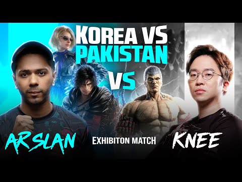 Korea VS Pakistan Exhibition Match- Arslan Ash (Clive, Nina) VS Knee (Bryan) - FT 10