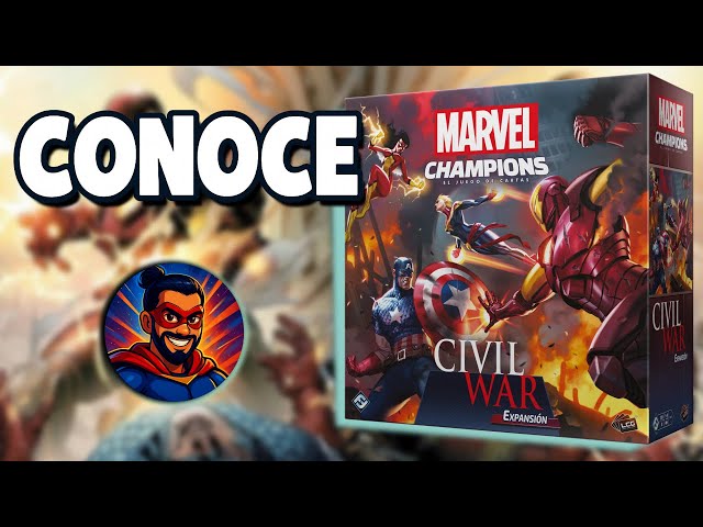 Vídeo relacionado con asmodee Marvel Champions Civil War, Expansión, Juego de Cartas