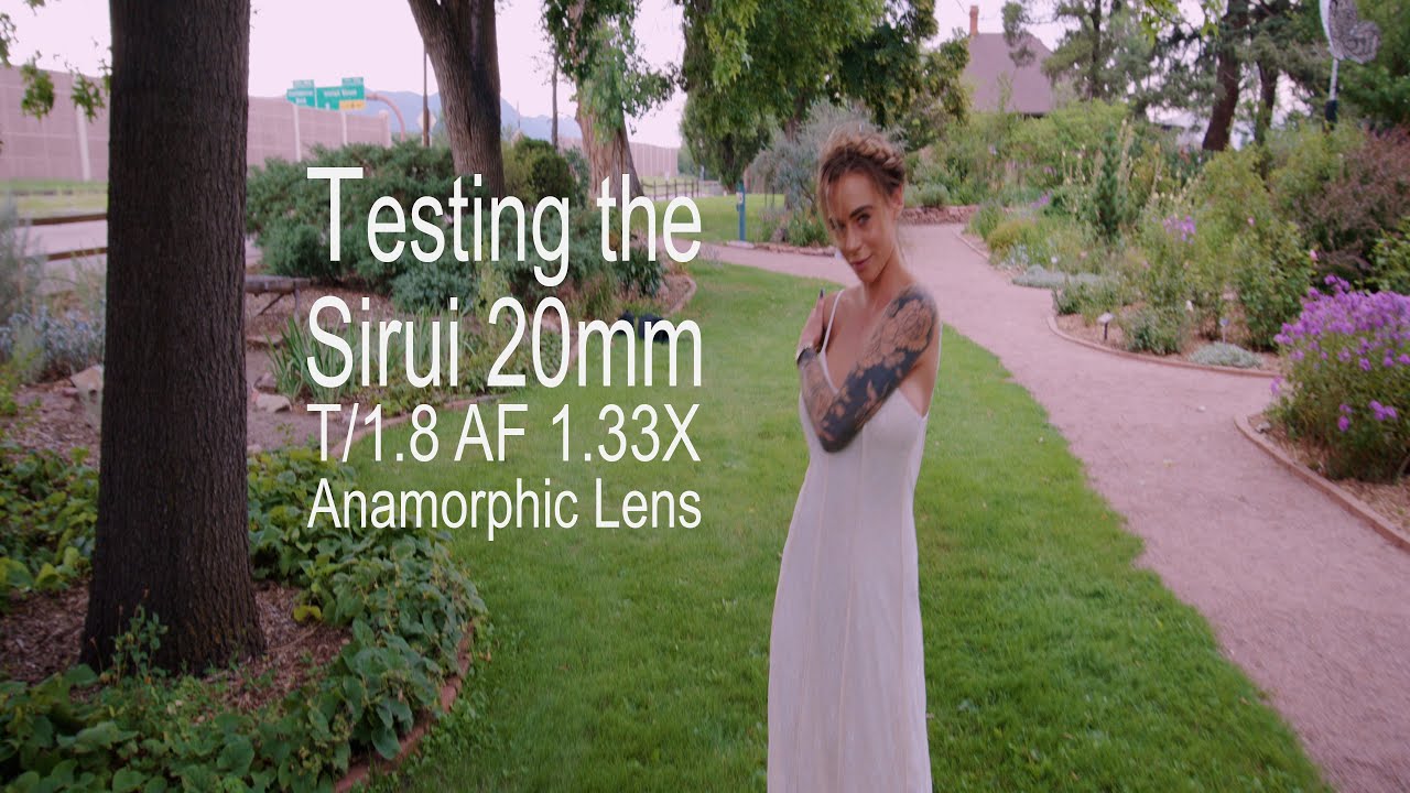 Sirui 20mm T1.8 Autofocus Anamorphic first time lens test With Model Strawberry Ravecake