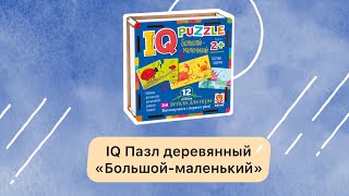IQ Пазл деревянный.2+ Большой - маленький