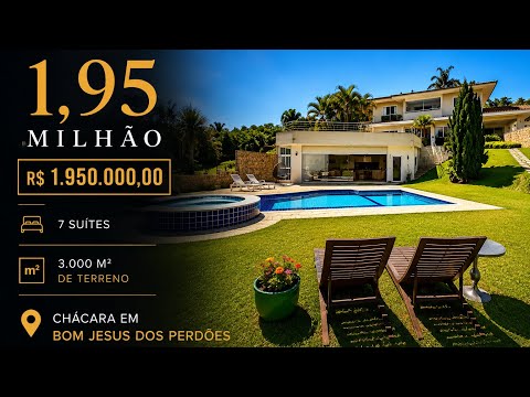 LINDA CHACARA EM BOM JESUS DOS PERDOES 