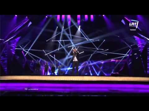 First SemiFinal of the 2013 Eurovision Song Contest Andrius Pojavis - Something Lithuania
