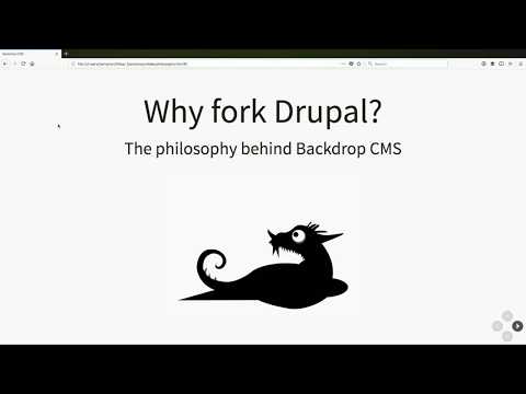 Why fork Drupal? The philosophy behind Backdrop CMS