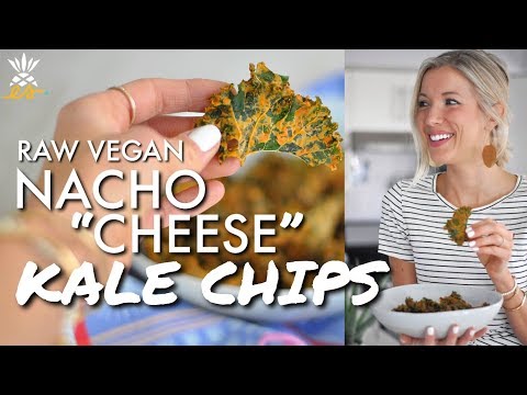 Raw Vegan Cheesy Kale Chips (aka Guilt-Free Doritos)